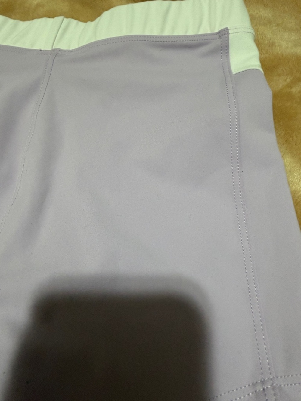 Lilac & White Performance Bike Shorts - Picture 12 of 13